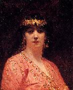 Benjamin Constant Portrait of an Arab Woman Spain oil painting artist